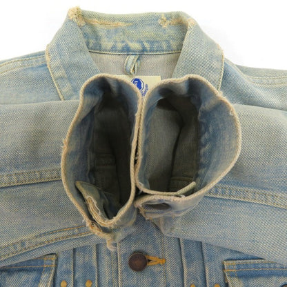 A BATHING APE NIGO Era Distressed Star Denim Jacket Size XS