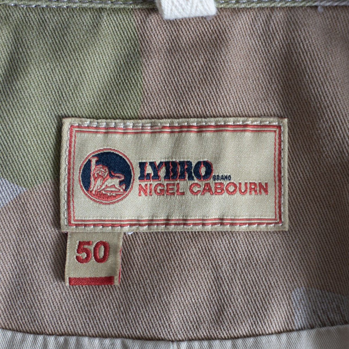 NIGEL CABOURN LYBRO 50 RACE JACKET CAMO Size 50