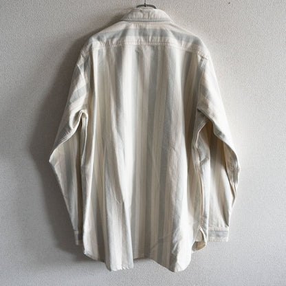 NIGEL CABOURN LYBRO Brushed Cotton Twill Arctic Shirt Size L