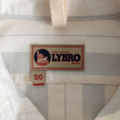NIGEL CABOURN LYBRO Brushed Cotton Twill Arctic Shirt Size L