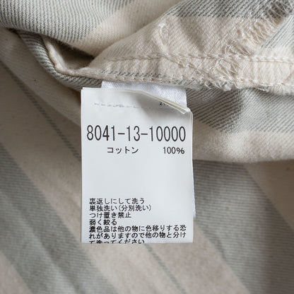 NIGEL CABOURN LYBRO Brushed Cotton Twill Arctic Shirt Size L