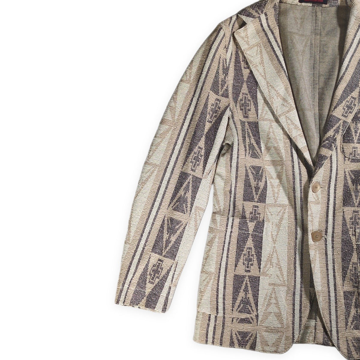 THE GIGI DON'T LOOK BACK Tailored Blazer Beige Size 44