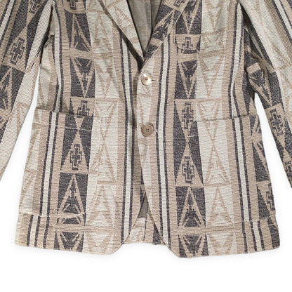 THE GIGI DON'T LOOK BACK Tailored Blazer Beige Size 44