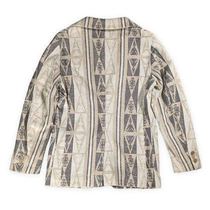THE GIGI DON'T LOOK BACK Tailored Blazer Beige Size 44