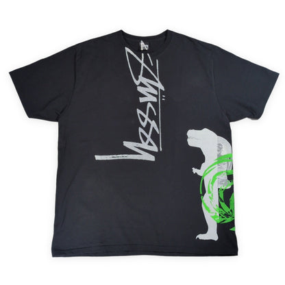 STUSSY 24SS David Carson Dino T-Shirt Black Size XL