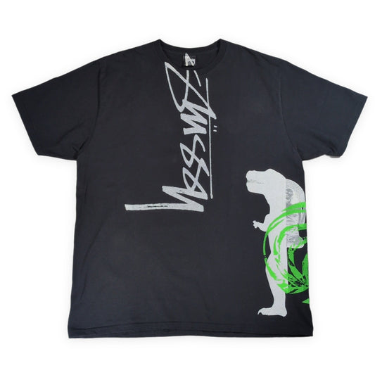 STUSSY 24SS David Carson Dino T-Shirt Black Size XL