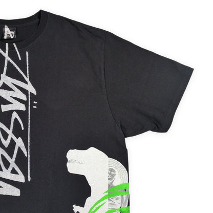 STUSSY 24SS David Carson Dino T-Shirt Black Size XL