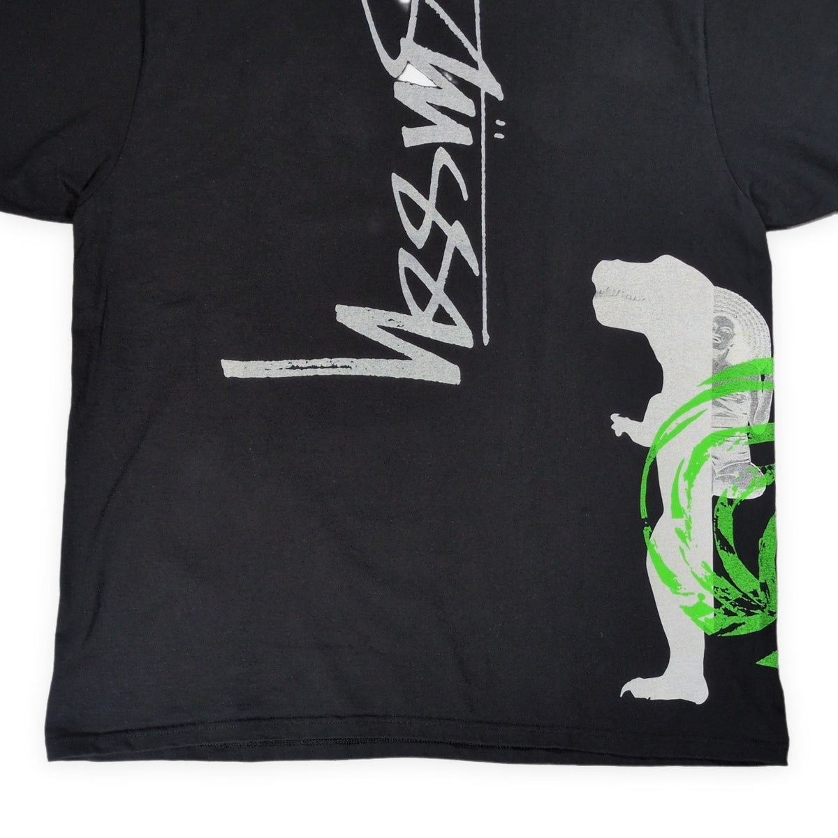 STUSSY 24SS David Carson Dino T-Shirt Black Size XL