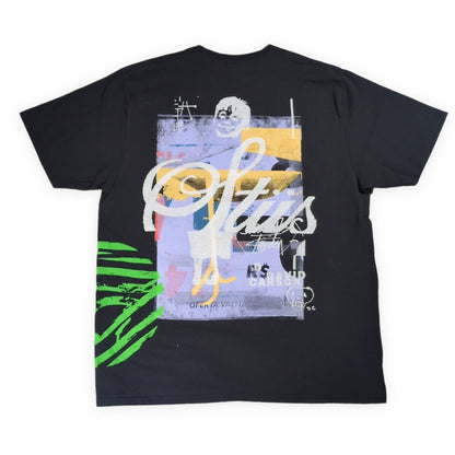 STUSSY 24SS David Carson Dino T-Shirt Black Size XL