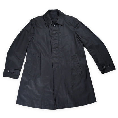 URU TOKYO 14SS Balmacaan Coat Black Size 3