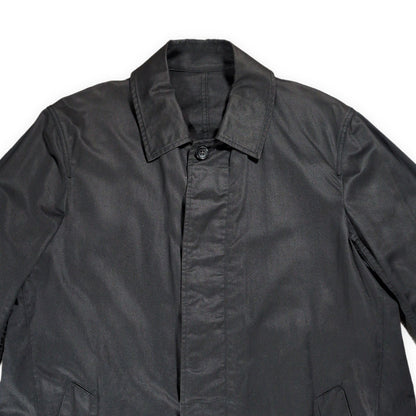 URU TOKYO 14SS Balmacaan Coat Black Size 3