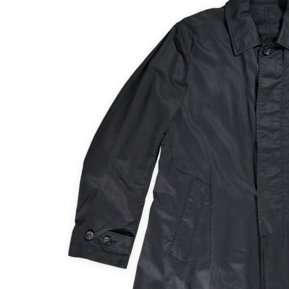 URU TOKYO 14SS Balmacaan Coat Black Size 3