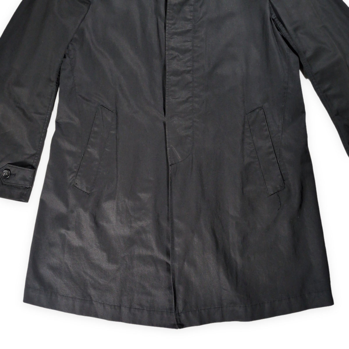 URU TOKYO 14SS Balmacaan Coat Black Size 3