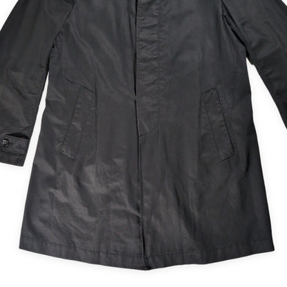 URU TOKYO 14SS Balmacaan Coat Black Size 3