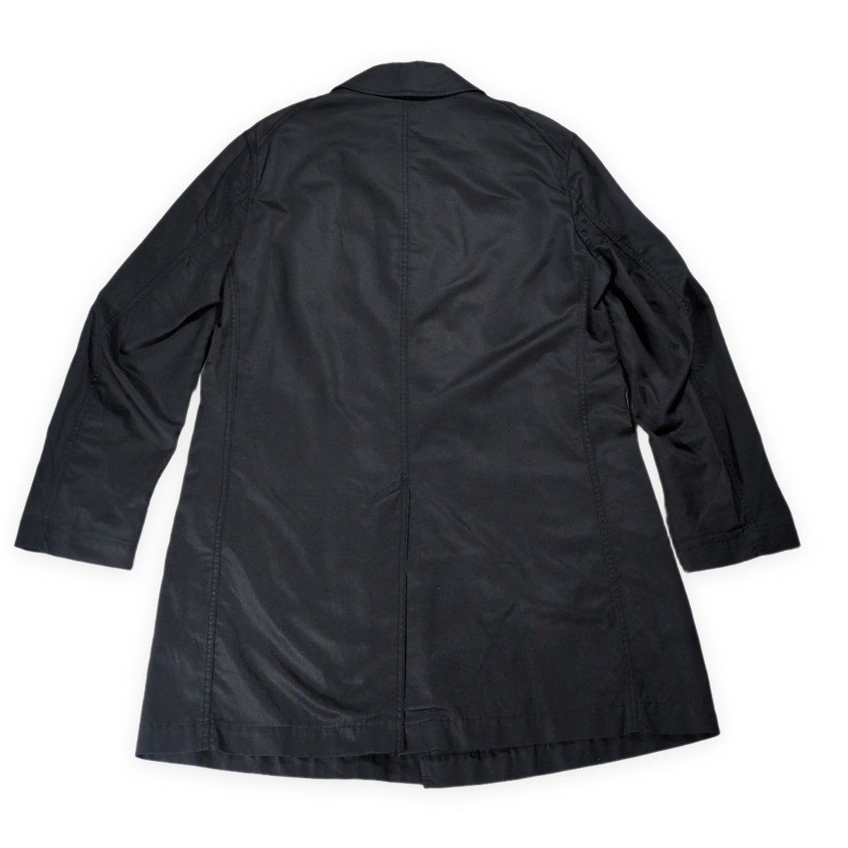 URU TOKYO 14SS Balmacaan Coat Black Size 3