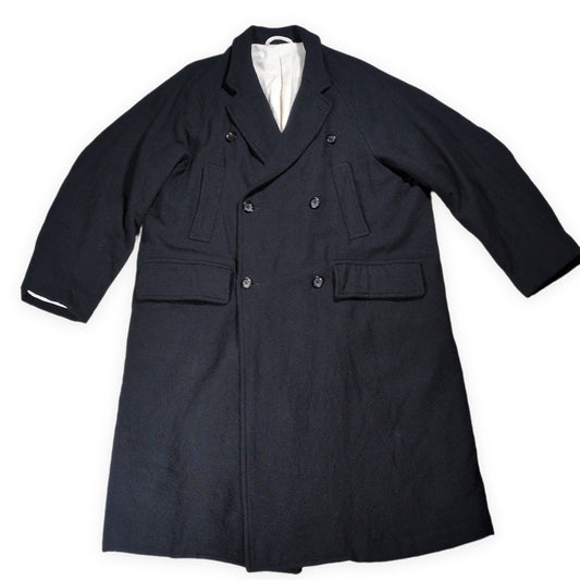 blurhms Classic Wool Double-Breasted Coat Black Size 3
