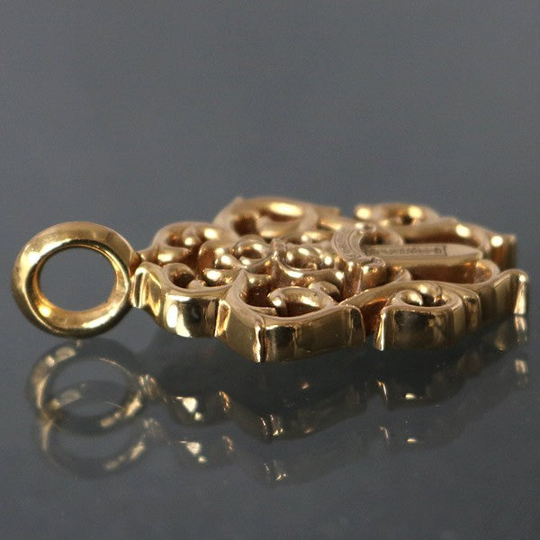 CHROME HEARTS 22K Gold Vine Dagger Pendant Size ONE SIZE