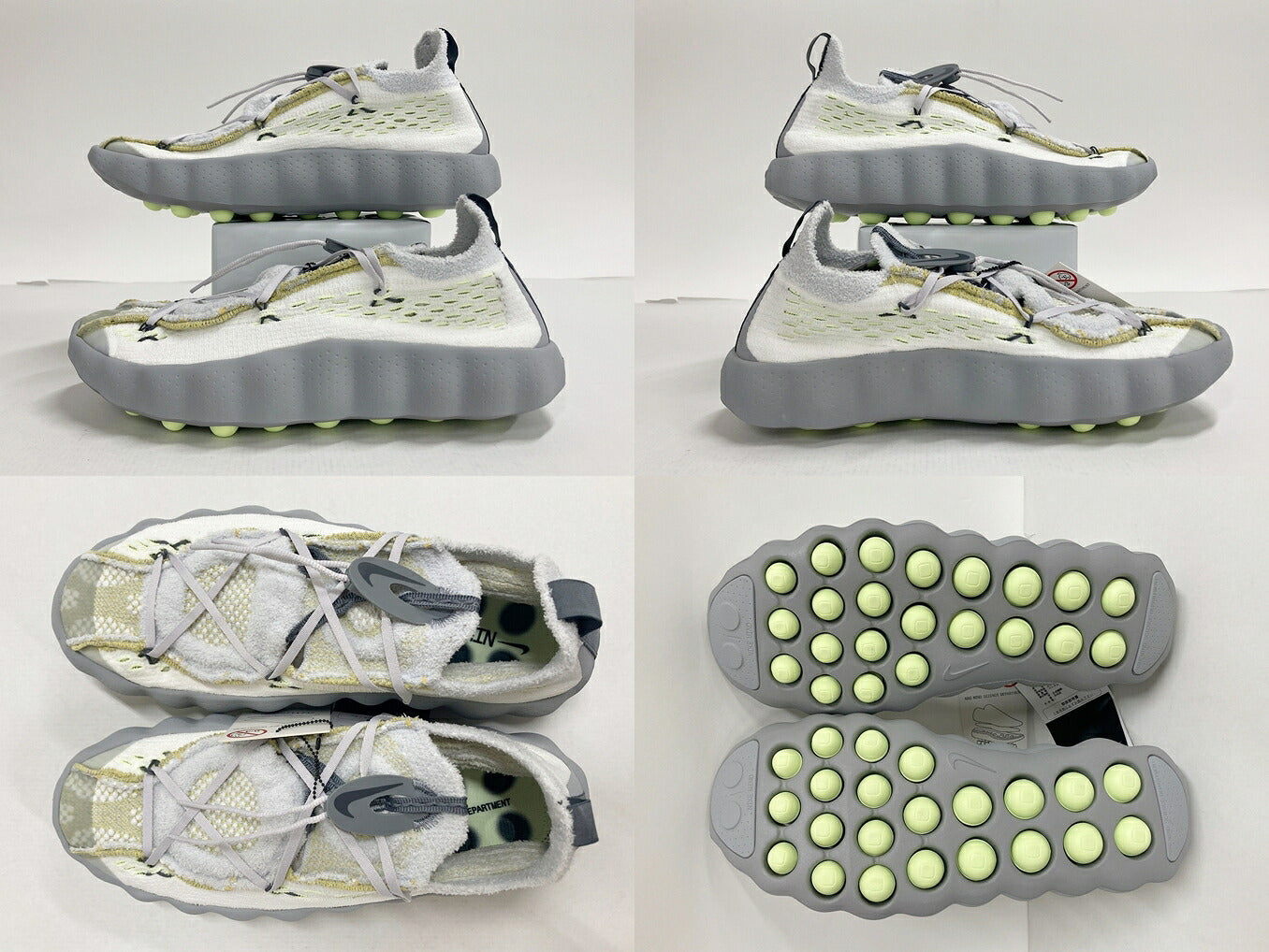 PLATINUM Nike Mind 002 Flyknit QS White Sneakers Size 28cm