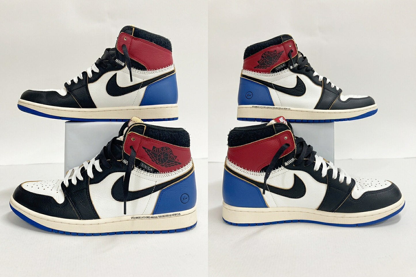 AIR JORDAN 1 High OG Union Fragment Sneakers Size 28.5cm