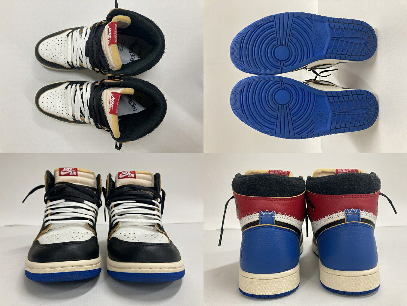 AIR JORDAN 1 High OG Union Fragment Sneakers Size 28.5cm