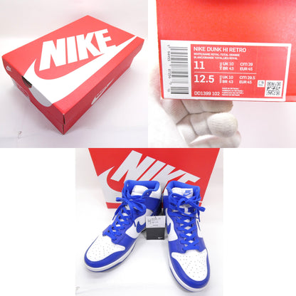 NIKE DUNK HI RETRO White Game Royal Sneakers