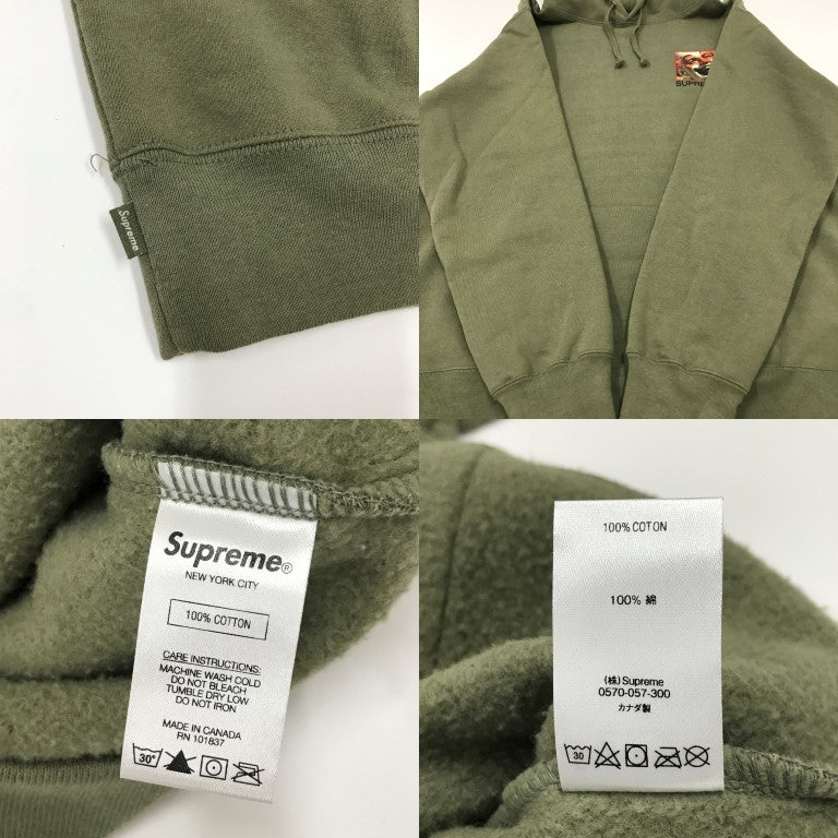 Supreme Butthole Surfers Hooded Sweatshirt Olive Size L