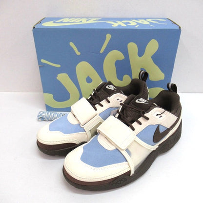NIKE Travis Scott Zoom Field Jaxx Blue Sneakers Size 27cm