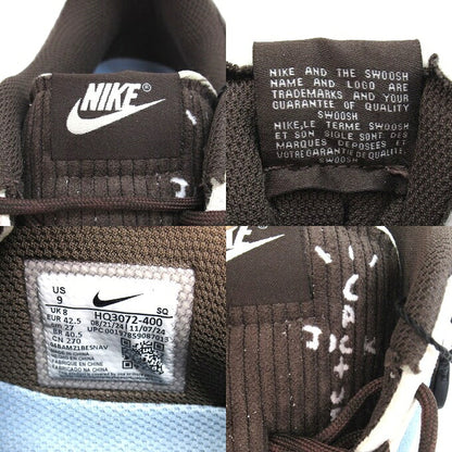 NIKE Travis Scott Zoom Field Jaxx Blue Sneakers Size 27cm