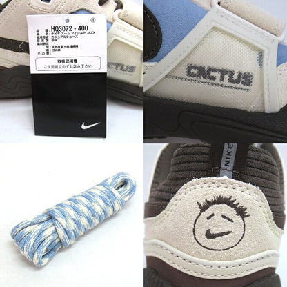 NIKE Travis Scott Zoom Field Jaxx Blue Sneakers Size 27cm