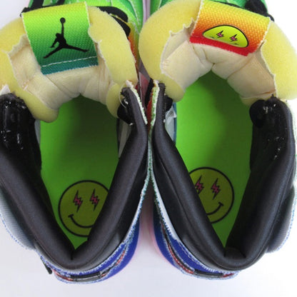 NIKE J Balvin Air Jordan 1 "Rainbow" Sneakers Size 26.5cm
