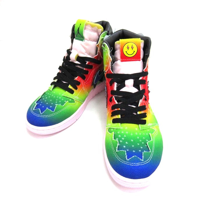NIKE J Balvin Air Jordan 1 "Rainbow" Sneakers Size 26.5cm