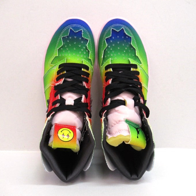 NIKE J Balvin Air Jordan 1 "Rainbow" Sneakers Size 26.5cm