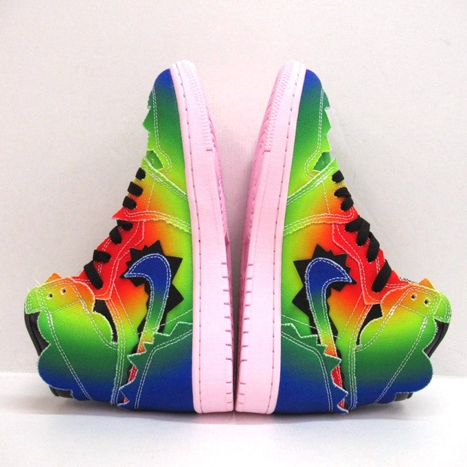 NIKE J Balvin Air Jordan 1 "Rainbow" Sneakers Size 26.5cm
