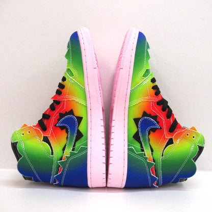 NIKE J Balvin Air Jordan 1 "Rainbow" Sneakers Size 26.5cm