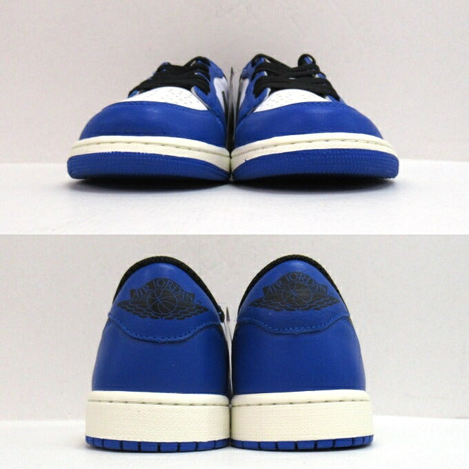 NIKE Air Jordan 1 Retro Low OG Black Sneakers Size 28cm
