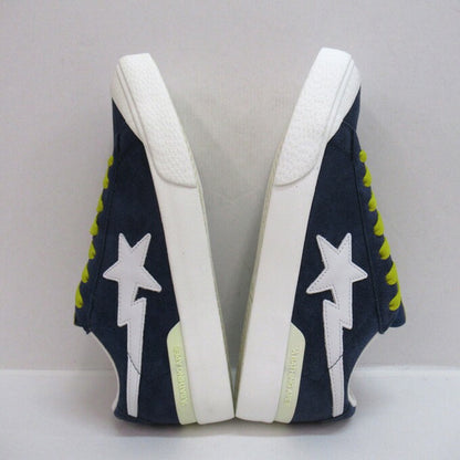 A BATHING APE MAD STA White Navy Sneakers Size 27.5cm