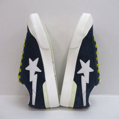 A BATHING APE MAD STA White Navy Sneakers Size 27.5cm