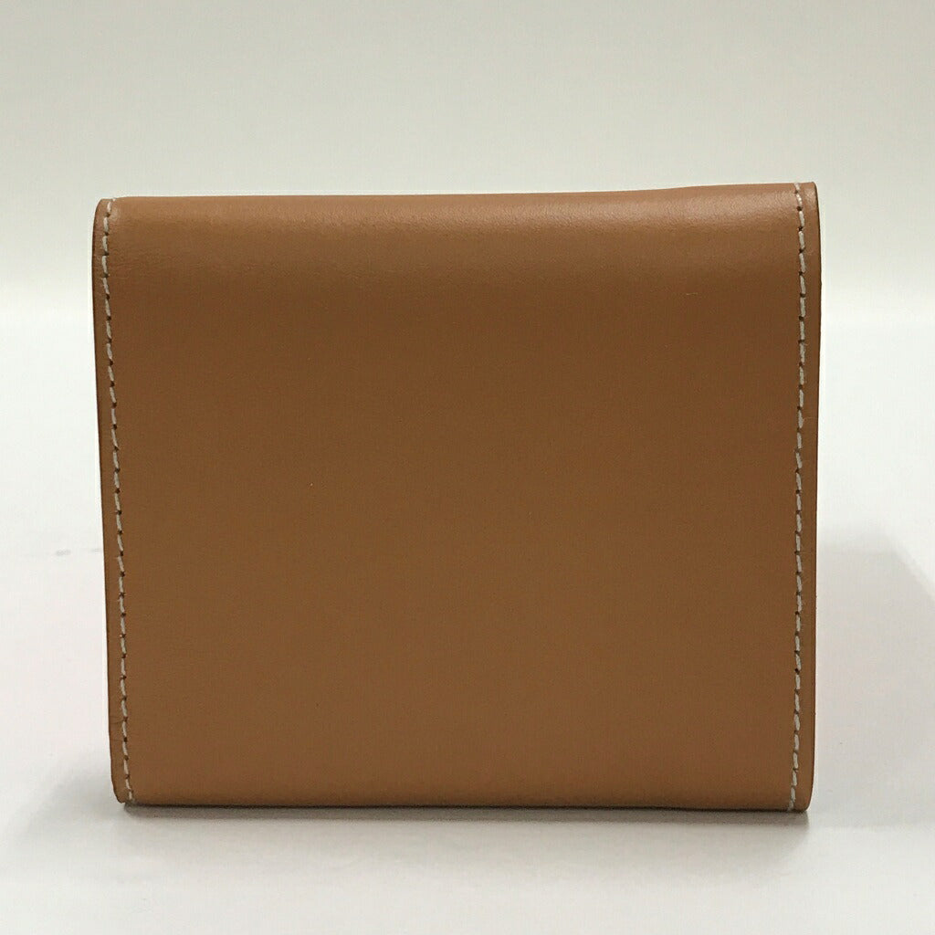 IL BISONTE Trifold Wallet Beige Size ONE SIZE