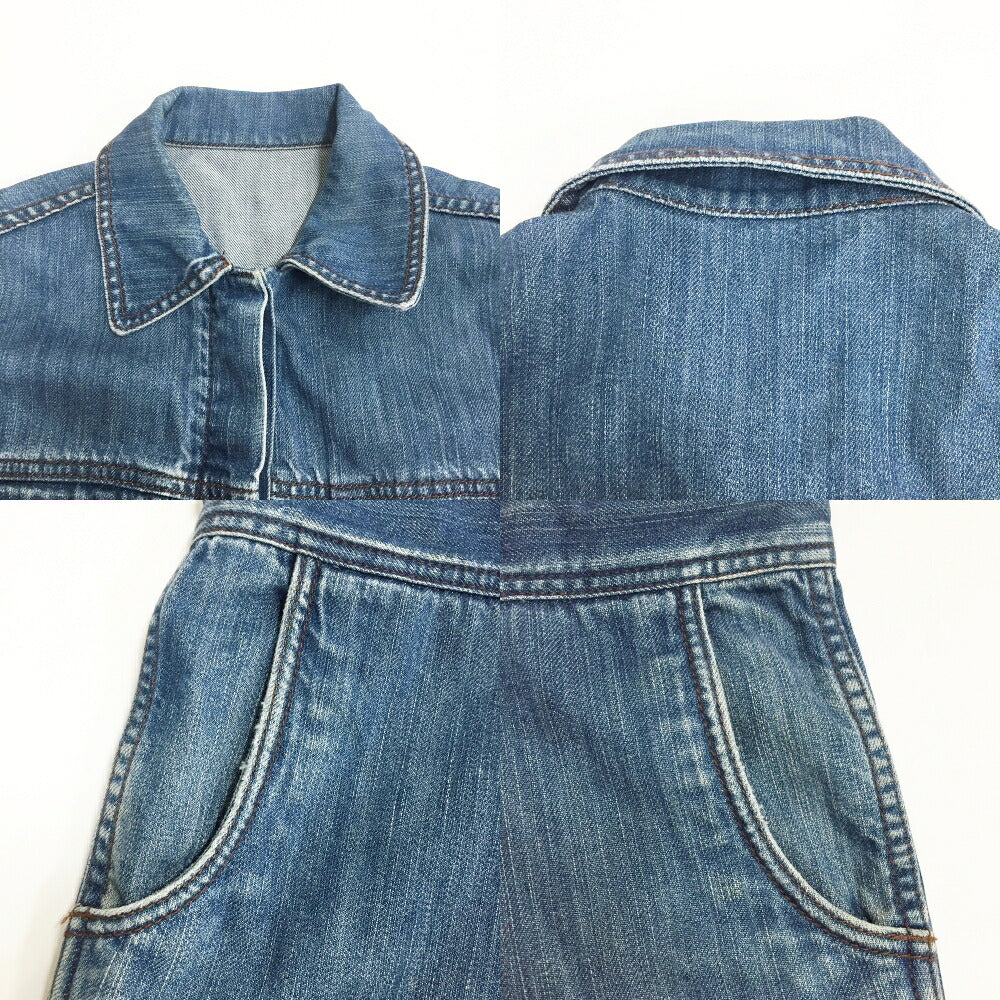 EVISU 5001 Denim Overalls Blue Size L