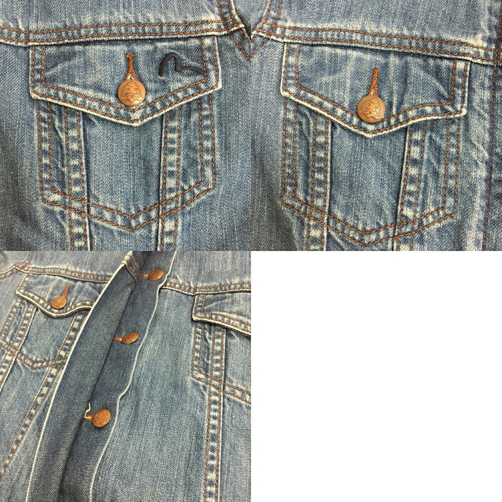 EVISU 5001 Denim Overalls Blue Size L