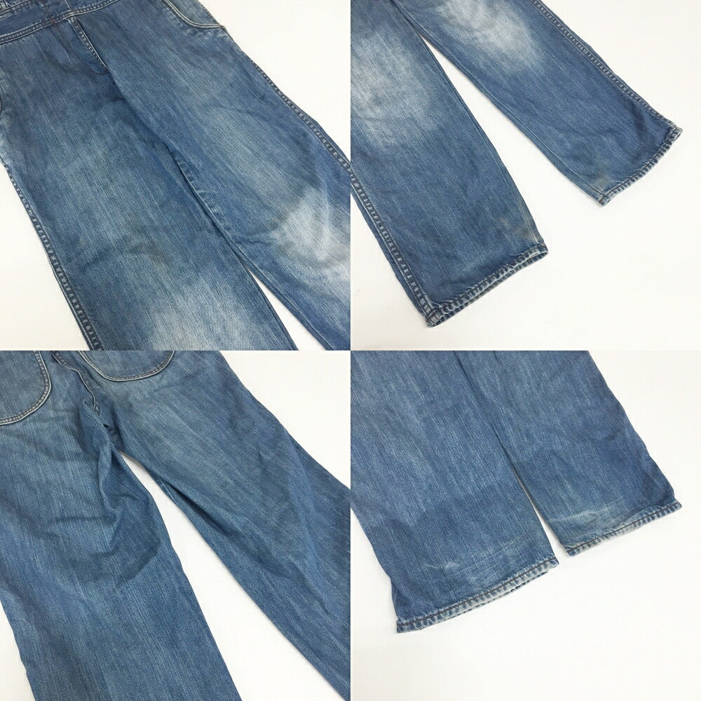 EVISU 5001 Denim Overalls Blue Size L