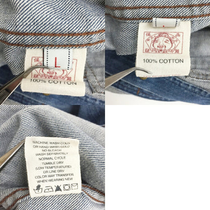 EVISU 5001 Denim Overalls Blue Size L