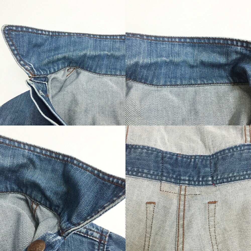 EVISU 5001 Denim Overalls Blue Size L