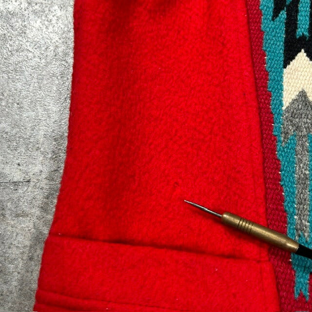 TRU-WEST 80s 90s Chimayo Blanket Wool Vest Size 40