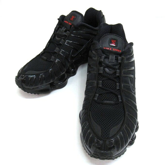 NIKE Women's Shox TL Black Max Orange Sneakers Size 28.5cm