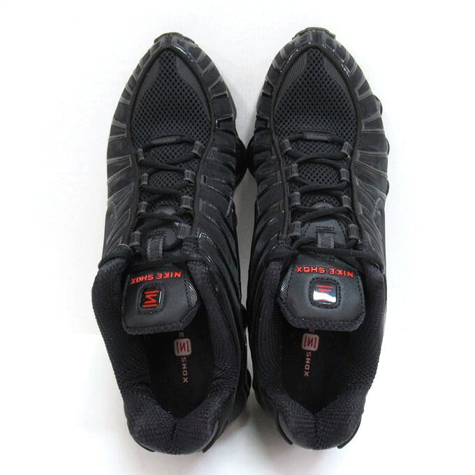 NIKE Women's Shox TL Black Max Orange Sneakers Size 28.5cm