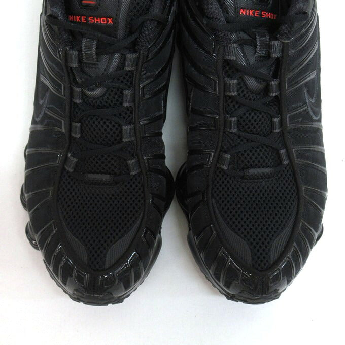 NIKE Women's Shox TL Black Max Orange Sneakers Size 28.5cm
