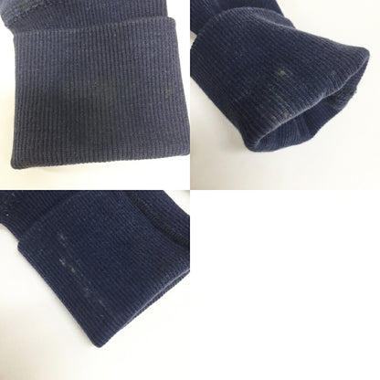 EVISU Denim Panel Zip Hoodie Navy Size 34