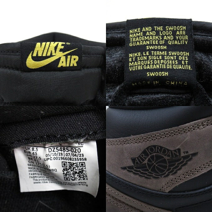 NIKE Air Jordan 1 Retro High Palomino Sneakers Size 27.5cm