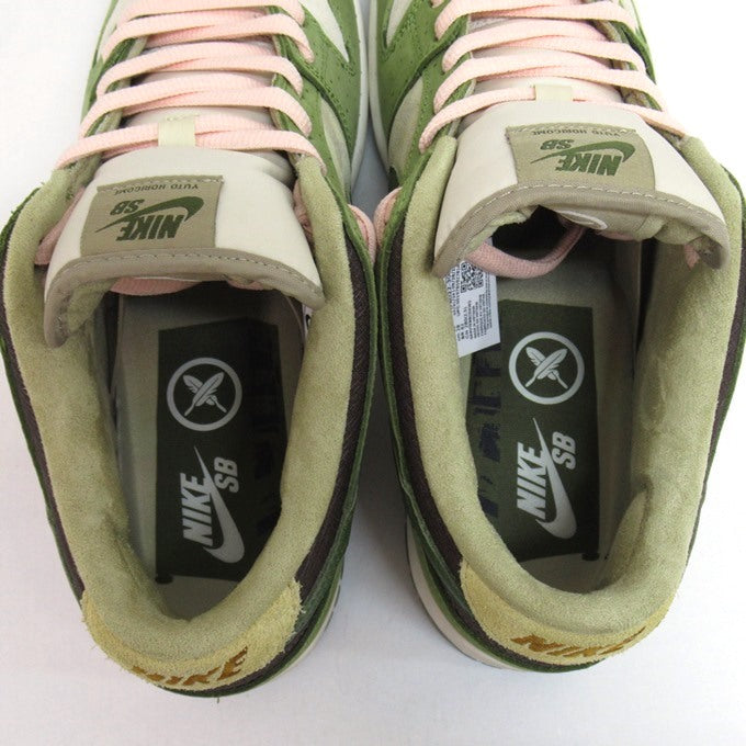 NIKE Yuto Horigome SB Dunk Low "Matcha" Sneakers Size 28cm
